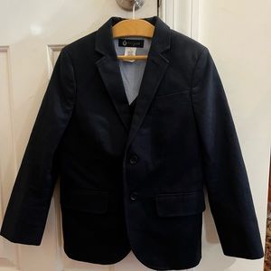 Boys J.Crew Factory Crewcuts Navy Suit Jacket Size 6/7